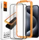 Spigen AlignMaster Apple iPhone 15 Pro Tempered Glass (2-Pack) afbeelding 1