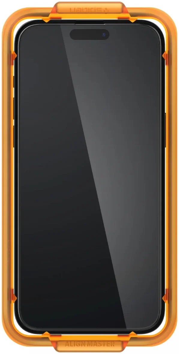 Spigen AlignMaster Apple iPhone 15 Pro Tempered Glass (2-Pack) afbeelding 11