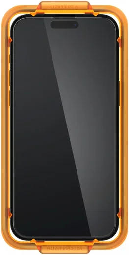 Spigen AlignMaster Apple iPhone 15 Pro Tempered Glass (2-Pack) afbeelding 11