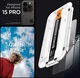 Spigen EZ Fit GLAS.tR iPhone 15 Pro Screen Protector Zwart (2-Pack) afbeelding 5