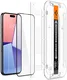 Spigen EZ Fit GLAS.tR iPhone 15 Pro Max Screen Protector Zwart 2-Pack afbeelding 10
