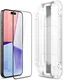 Spigen EZ Fit GLAS.tR iPhone 15 Pro Max Screen Protector Zwart 2-Pack afbeelding 11