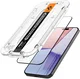 Spigen EZ Fit GLAS.tR iPhone 15 Pro Max Screen Protector Zwart 2-Pack afbeelding 2