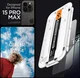Spigen EZ Fit GLAS.tR iPhone 15 Pro Max Screen Protector Zwart 2-Pack afbeelding 6