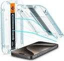 Spigen EZ Fit GLAS.tR iPhone 15 Pro Max Screen Protector Transparant 2-Pack