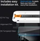 Spigen EZ Fit GLAS.tR iPhone 15 Pro Max Screen Protector Transparant 2-Pack afbeelding 4