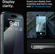 Spigen EZ Fit GLAS.tR iPhone 15 Pro Max Screen Protector Transparant 2-Pack afbeelding 7