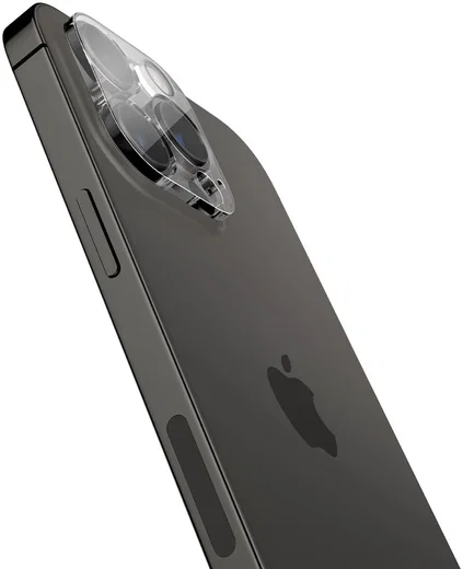 Spigen Optik iPhone 16 Pro (Max) / 15 Pro (Max) Camera Protector (2-Pack) afbeelding 10
