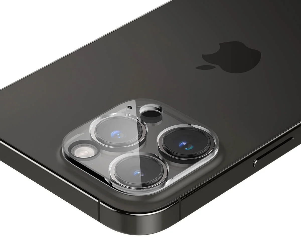 Spigen Optik iPhone 16 Pro (Max) / 15 Pro (Max) Camera Protector (2-Pack) afbeelding 11