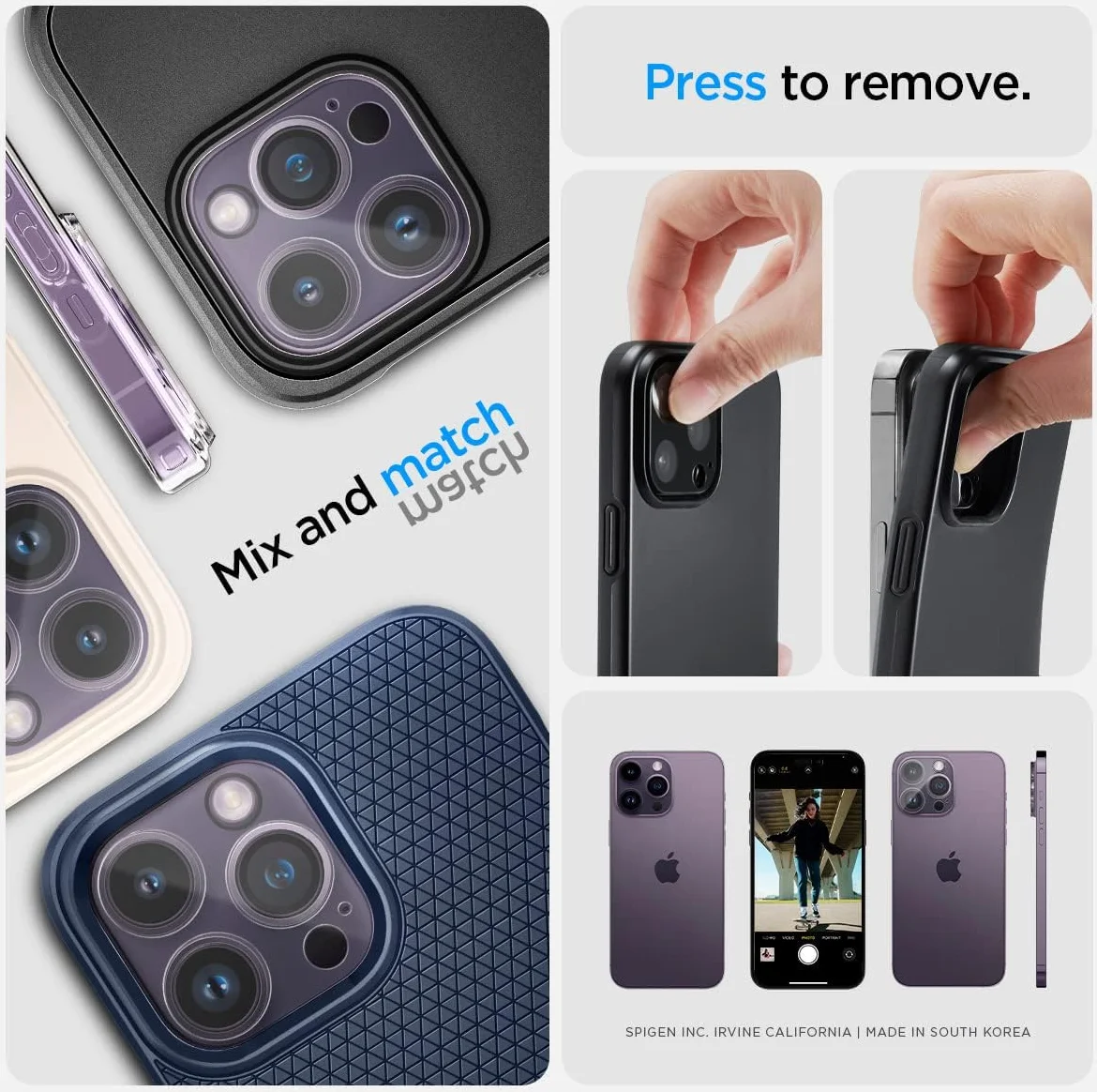Spigen Optik iPhone 16 Pro (Max) / 15 Pro (Max) Camera Protector (2-Pack) afbeelding 8