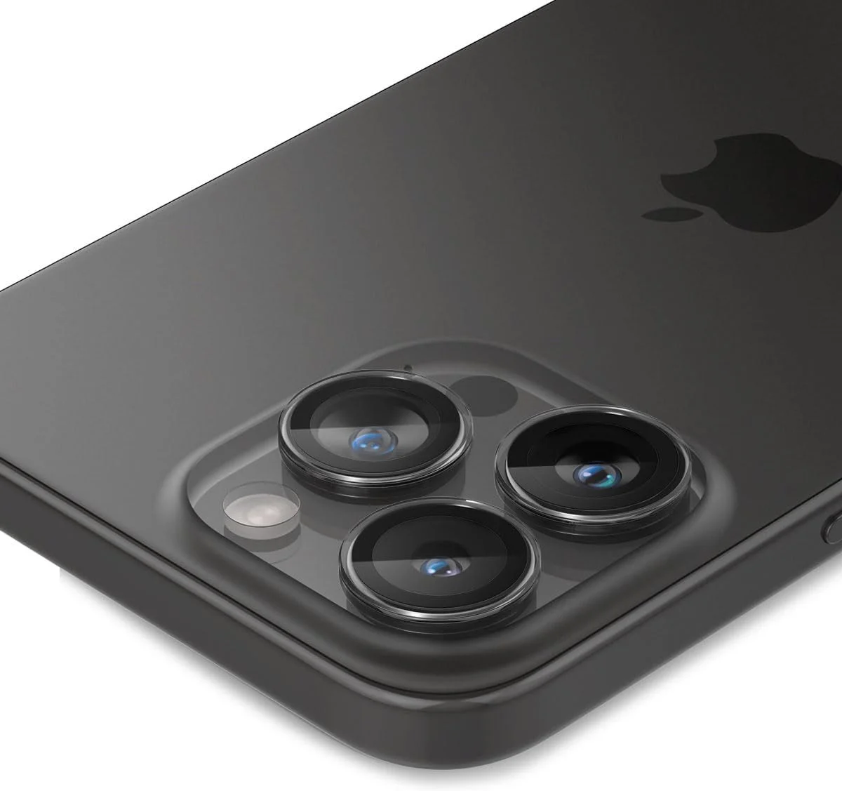 Spigen Optik iPhone 15 Pro/ 15 Pro max camera protector - 2 pack installatietray afbeelding 2