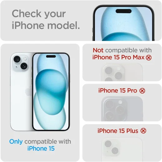 Spigen EZ Fit Glas.tR Apple iPhone 16 / 15 Privacy Glass (2-Pack) afbeelding 5
