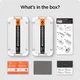 Spigen EZ Fit Glas.tR Apple iPhone 16 / 15 Privacy Glass (2-Pack) afbeelding 6