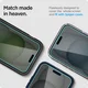 Spigen EZ Fit Glas.tR Apple iPhone 16 / 15 Privacy Glass (2-Pack) afbeelding 8