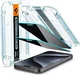 Spigen EZ Fit Glas.tR Apple iPhone 15 Pro Privacy Glass (2-Pack) afbeelding 1
