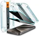 Spigen EZ Fit Glas.tR Apple iPhone 15 Pro Max Privacy Glass (2-Pack) afbeelding 1