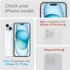 Spigen Optik iPhone 15 / 15 Plus Camera Lens Protector Clear (2-Pack) afbeelding 2