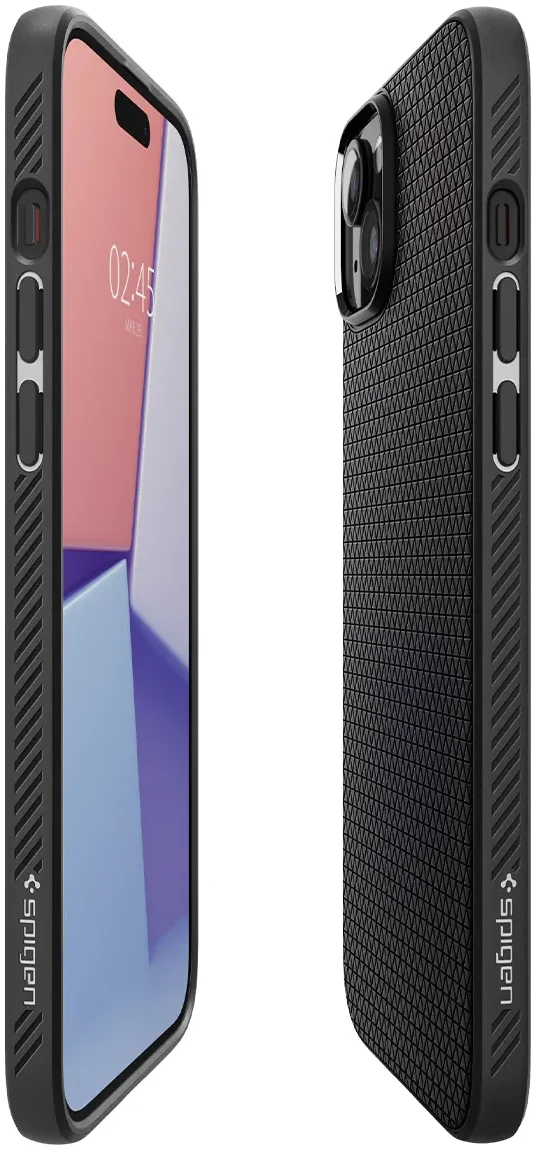 Spigen Liquid Air Apple iPhone 15 Hoesje Back Cover Matte Zwart afbeelding 18