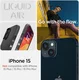 Spigen Liquid Air Apple iPhone 15 Hoesje Back Cover Matte Zwart afbeelding 7