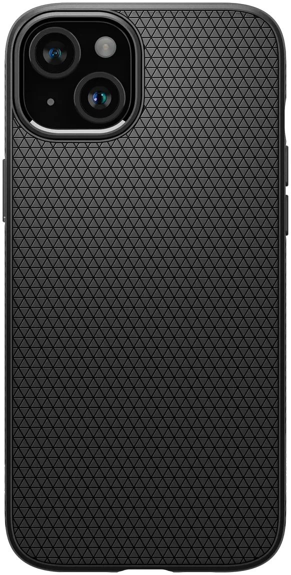 Spigen Liquid Air Apple iPhone 15 Hoesje Back Cover Matte Zwart afbeelding 8