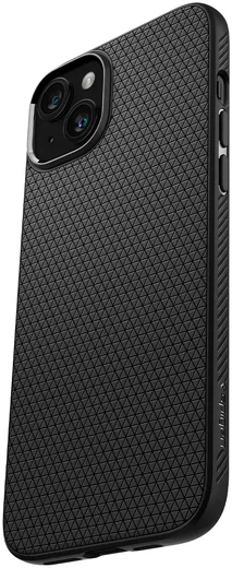 Spigen Liquid Air Apple iPhone 15 Hoesje Back Cover Matte Zwart afbeelding 10