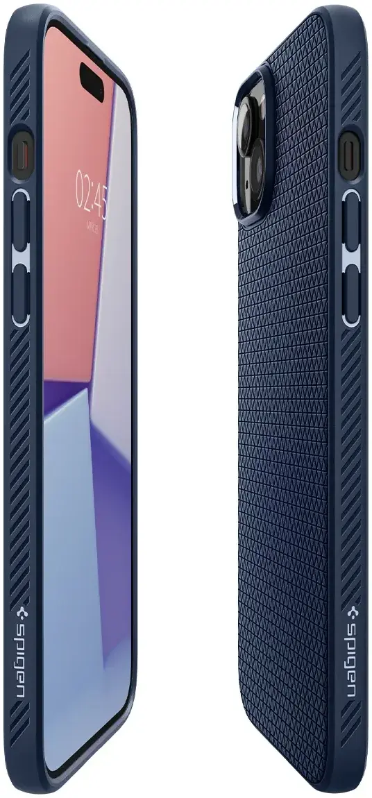 Spigen Liquid Air Apple iPhone 15 Hoesje Back Cover Blauw afbeelding 18