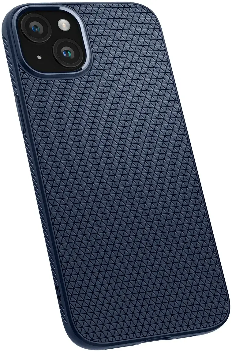 Spigen Liquid Air Apple iPhone 15 Hoesje Back Cover Blauw afbeelding 10