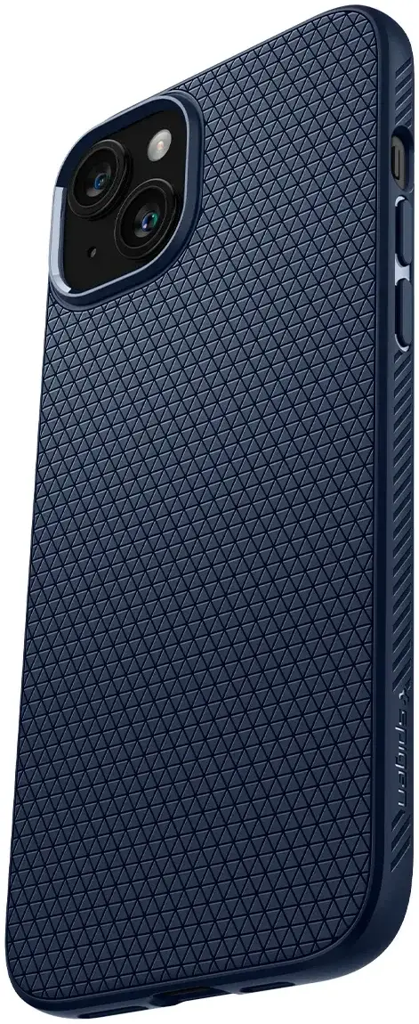 Spigen Liquid Air Apple iPhone 15 Hoesje Back Cover Blauw afbeelding 12