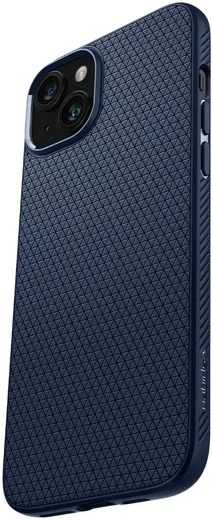 Spigen Liquid Air Apple iPhone 15 Hoesje Back Cover Blauw afbeelding 12