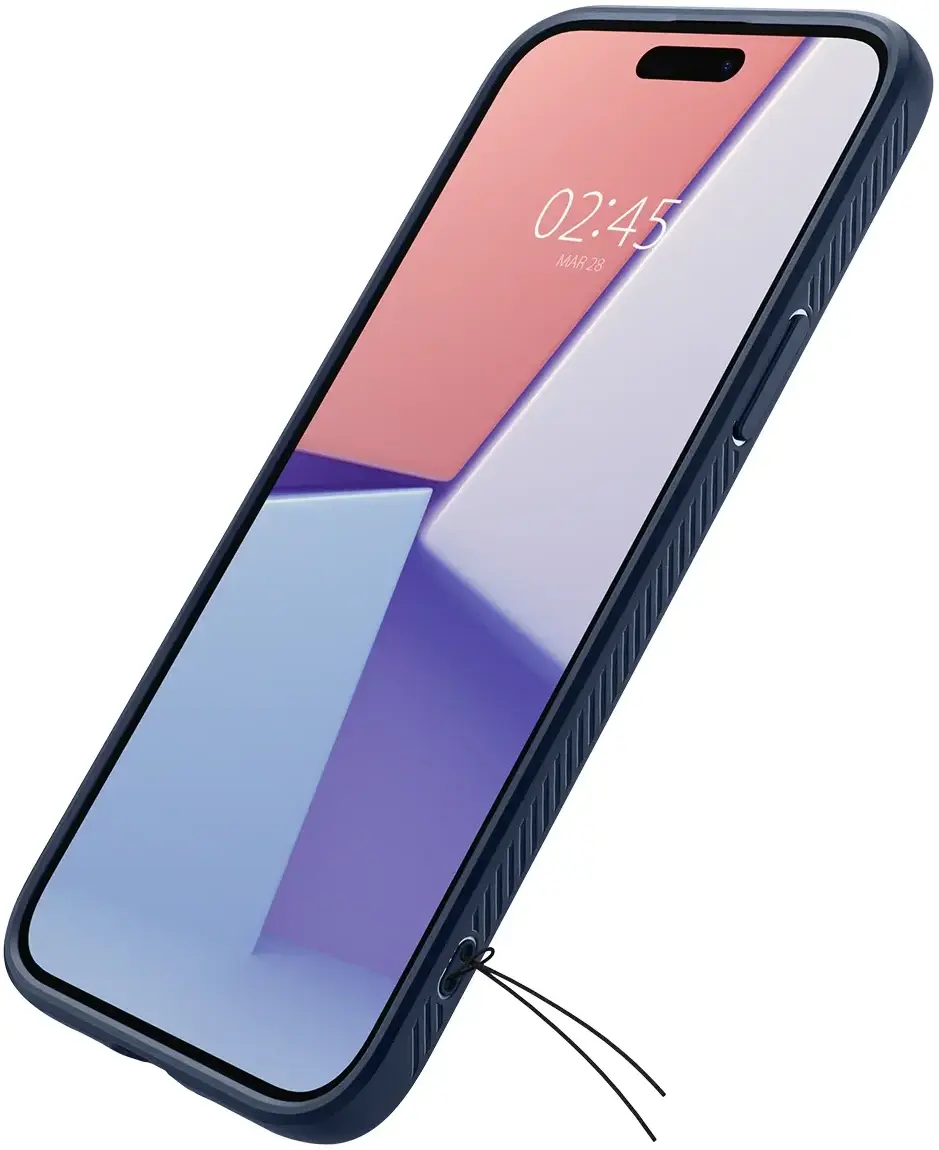 Spigen Liquid Air Apple iPhone 15 Hoesje Back Cover Blauw afbeelding 13