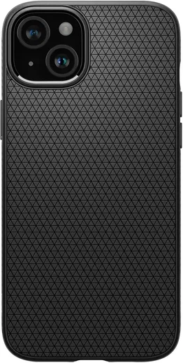 Spigen Liquid Air Apple iPhone 15 Plus Hoesje Back Cover Matte Zwart afbeelding 16