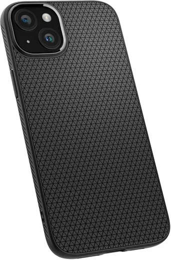 Spigen Liquid Air Apple iPhone 15 Plus Hoesje Back Cover Matte Zwart afbeelding 19