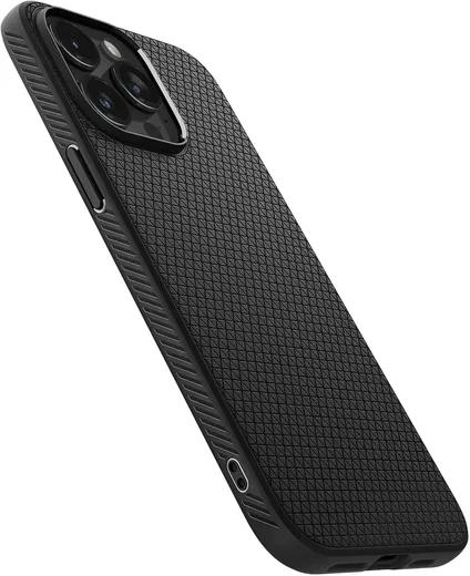 Spigen Liquid Air Apple iPhone 15 Pro Hoesje Back Cover Matte Zwart afbeelding 19