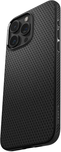Spigen Liquid Air Apple iPhone 15 Pro Hoesje Back Cover Matte Zwart afbeelding 20