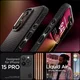 Spigen Liquid Air Apple iPhone 15 Pro Hoesje Back Cover Matte Zwart afbeelding 6