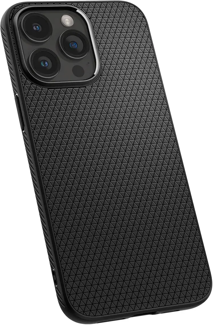 Spigen Liquid Air Apple iPhone 15 Pro Hoesje Back Cover Matte Zwart afbeelding 13