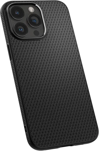Spigen Liquid Air Apple iPhone 15 Pro Hoesje Back Cover Matte Zwart afbeelding 13