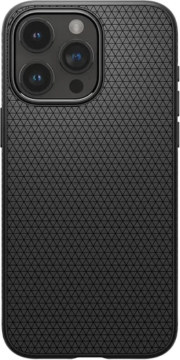 Spigen Liquid Air Apple iPhone 15 Pro Hoesje Back Cover Matte Zwart afbeelding 17