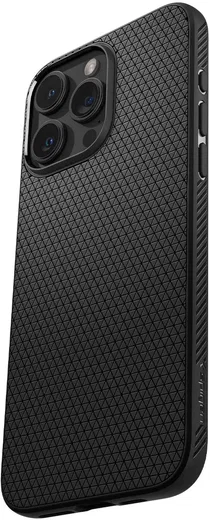 Spigen Liquid Air Apple iPhone 15 Pro Max Hoesje Back Cover Zwart afbeelding 11