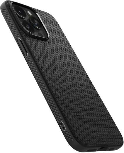 Spigen Liquid Air Apple iPhone 15 Pro Max Hoesje Back Cover Zwart afbeelding 12