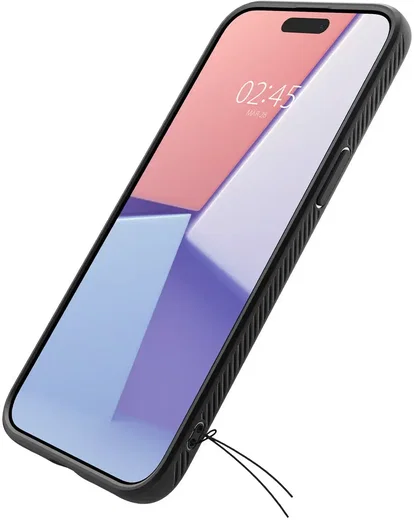 Spigen Liquid Air Apple iPhone 15 Pro Max Hoesje Back Cover Zwart afbeelding 14