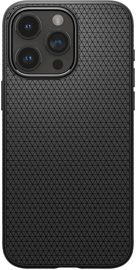 Spigen Liquid Air Apple iPhone 15 Pro Max Hoesje Back Cover Zwart afbeelding 2
