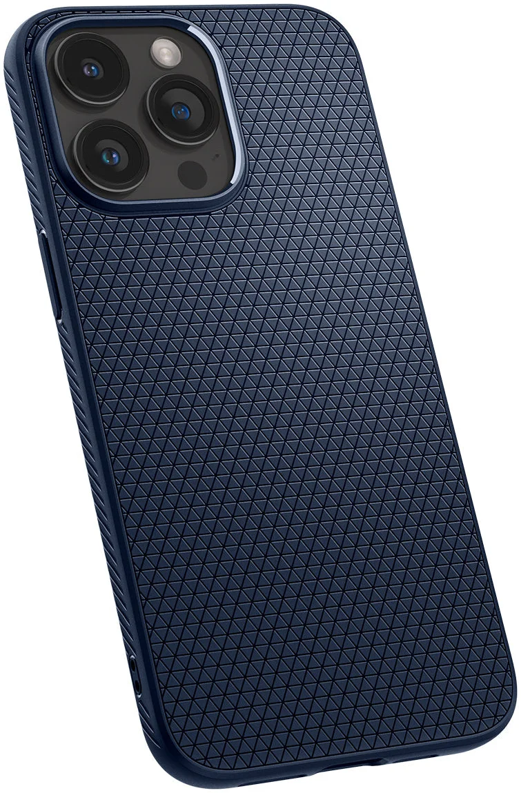 Spigen Liquid Air Apple iPhone 15 Pro Max Hoesje Back Cover Blauw afbeelding 10