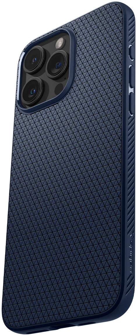Spigen Liquid Air Apple iPhone 15 Pro Max Hoesje Back Cover Blauw afbeelding 11