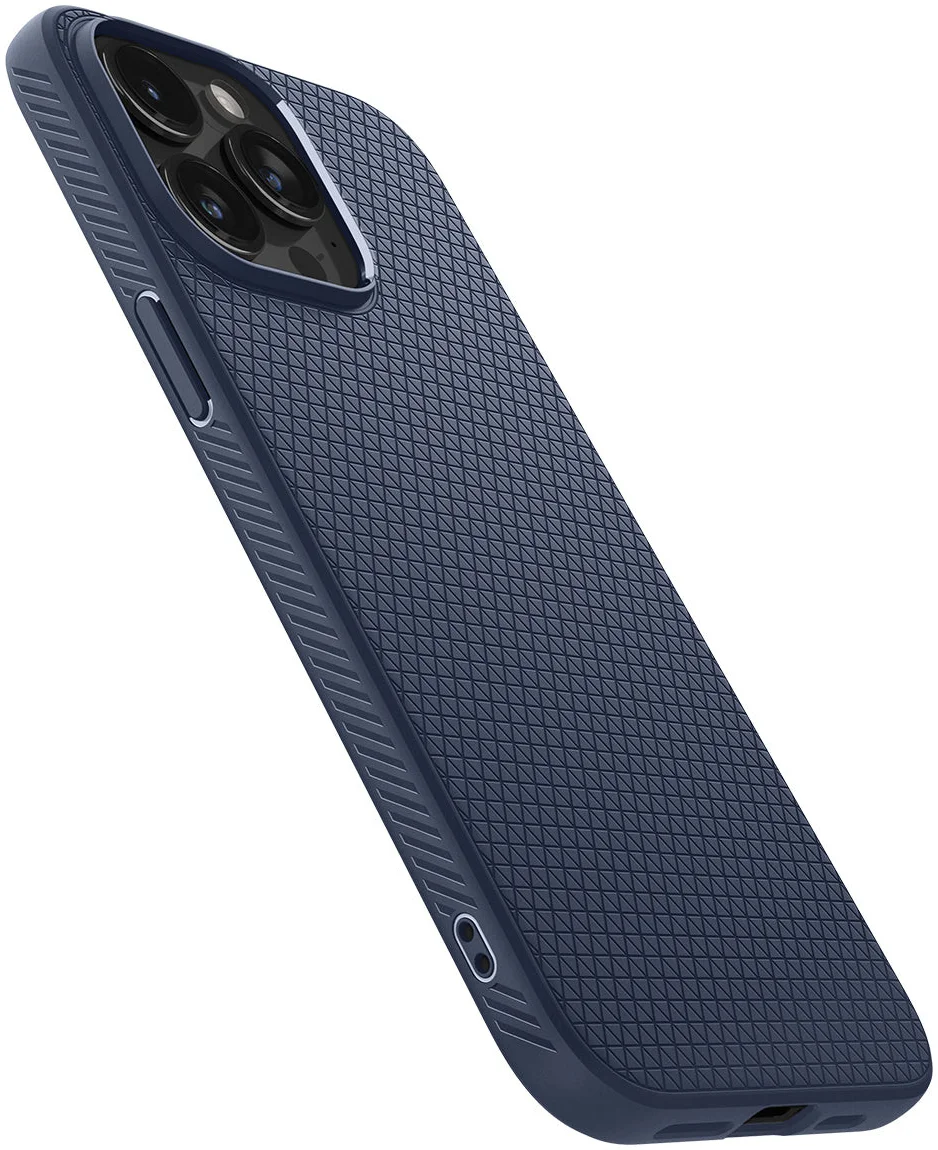 Spigen Liquid Air Apple iPhone 15 Pro Max Hoesje Back Cover Blauw afbeelding 12