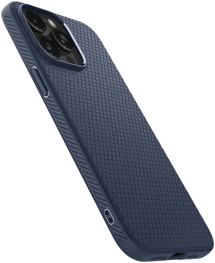 Spigen Liquid Air Apple iPhone 15 Pro Max Hoesje Back Cover Blauw afbeelding 12