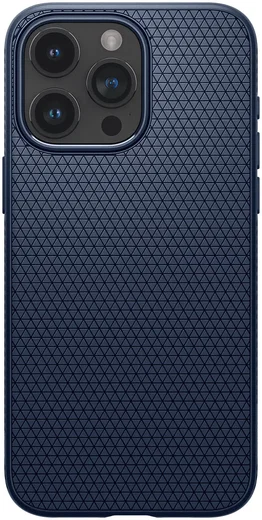 Spigen Liquid Air Apple iPhone 15 Pro Max Hoesje Back Cover Blauw afbeelding 2