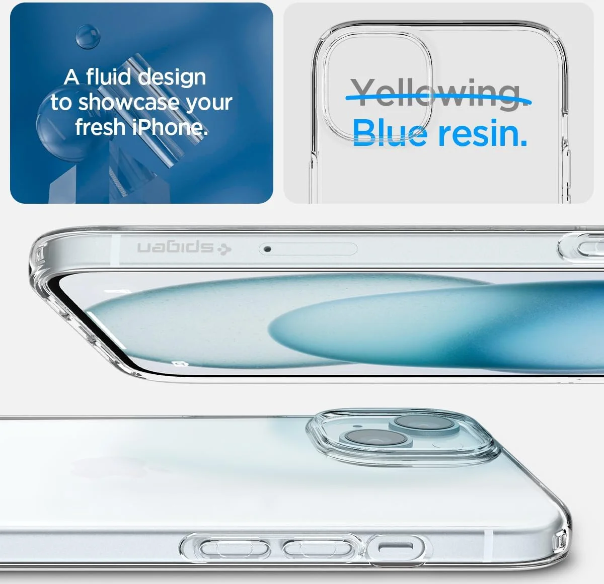 Spigen Liquid Crystal Apple iPhone 15 Hoesje Transparant afbeelding 5