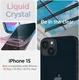 Spigen Liquid Crystal Apple iPhone 15 Hoesje Back Cover Blauw Roze afbeelding 11