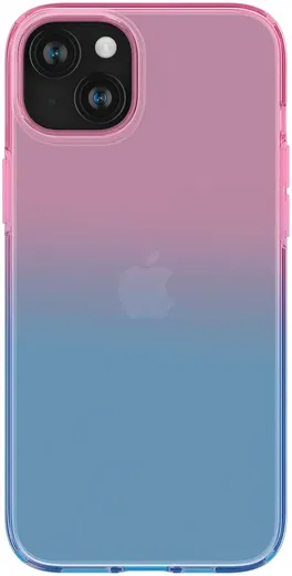 Spigen Liquid Crystal Apple iPhone 15 Hoesje Back Cover Blauw Roze afbeelding 8